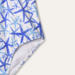 Classic One Piece Starfish White - Onepieceswimsuit_Woman - K A M P O S