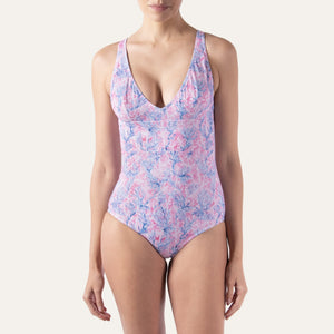 Elegant Coral Pink - Onepieceswimsuit_Woman - K A M P O S