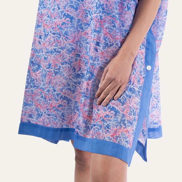 Kaftan Coral Red - Kaftan_Women - K A M P O S