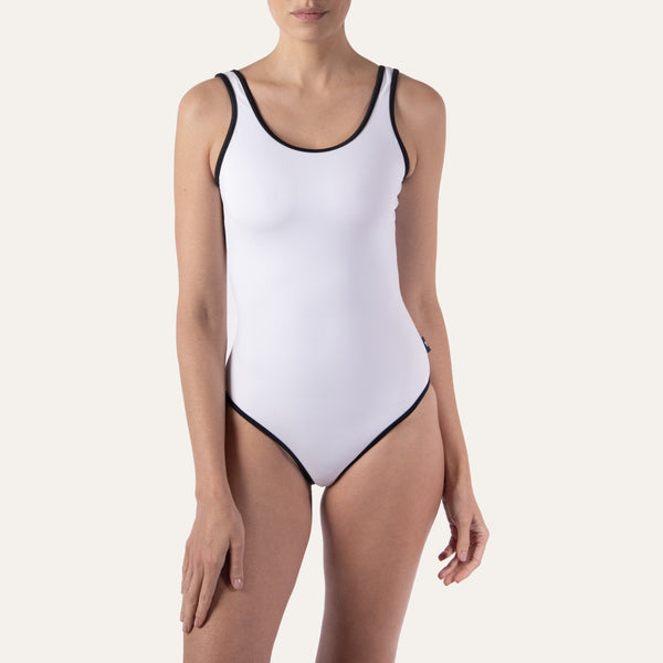 Olympic White - Onepieceswimsuit_Woman - K A M P O S