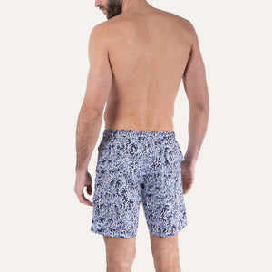 Swim Shorts Long Coral Deep - Swimshorts_Man - K A M P O S