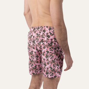 Swim Shorts Long Octopus Olive - Swimshorts_Man - K A M P O S