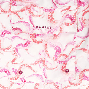 Swim Shorts Long Octopus Pink - Swimshorts_Man - K A M P O S