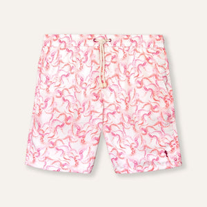 Swim Shorts Long Octopus Pink - Swimshorts_Man - K A M P O S