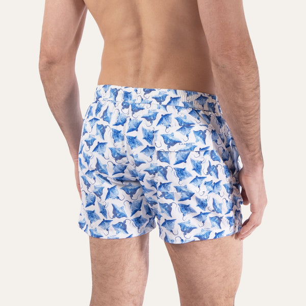 Swim Shorts Ray White - Swimshorts_Man - K A M P O S