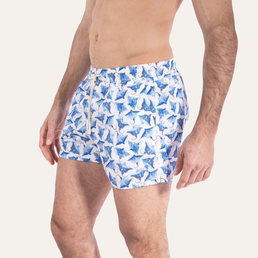 Swim Shorts Ray White - Swimshorts_Man - KAMPOS