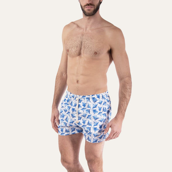 Swim Shorts Ray White - Swimshorts_Man - K A M P O S