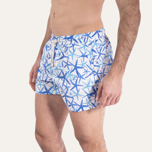 Swim Shorts Starfish White - Swimshorts_Man - K A M P O S
