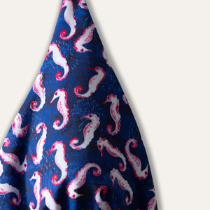 Classic One Piece Seahorse Navy - Onepieceswimsuit_Woman - KAMPOS