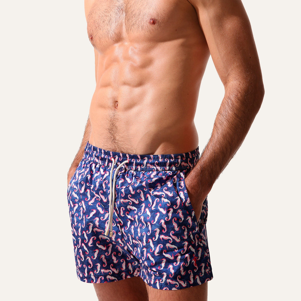 Swim Shorts Seahorse Navy - Swimshorts_Man - KAMPOS