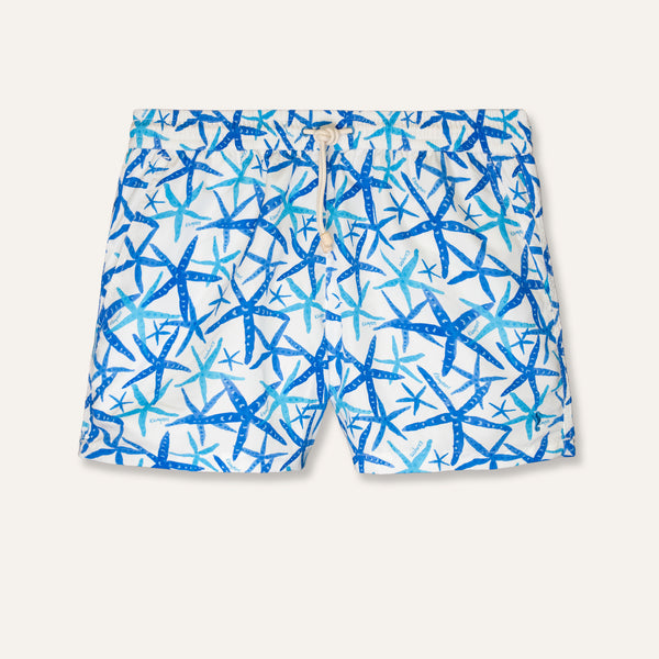 Swim Shorts Starfish White