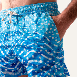 شورت سباحة بطبعة قرش الحوت